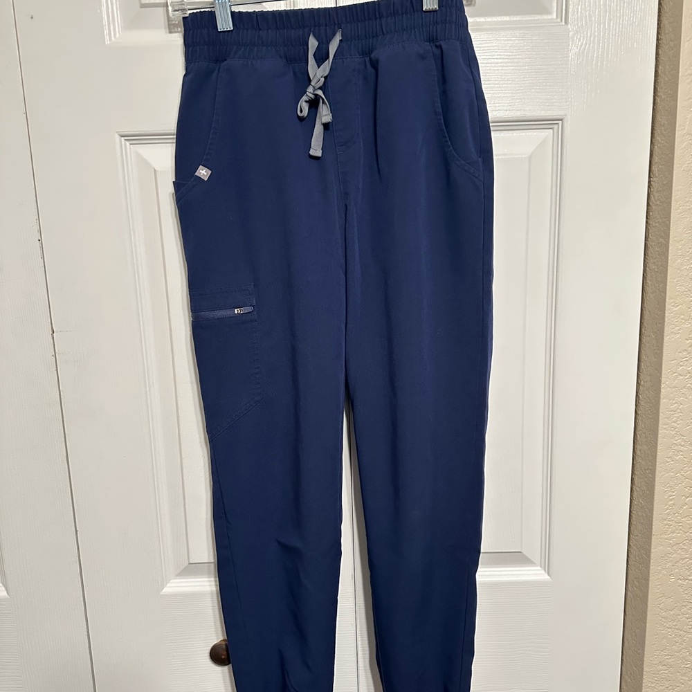 FIGS Navy Zamora 6 Pocket Scrub Pants - Size XS